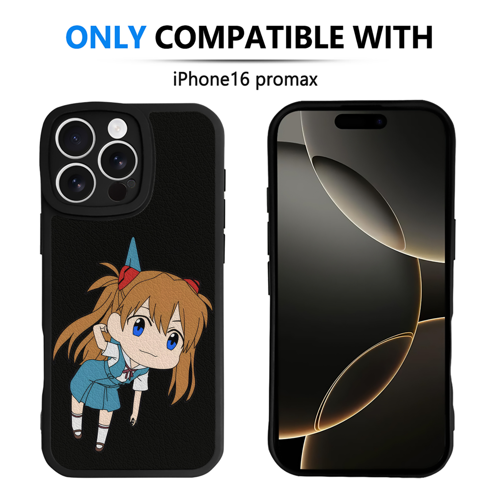 （画像用） EVA 新世紀エヴァンゲリオン 【iPhone 16シリーズ対応】シリコンスマホケース（レザー調） 材質：シリコン